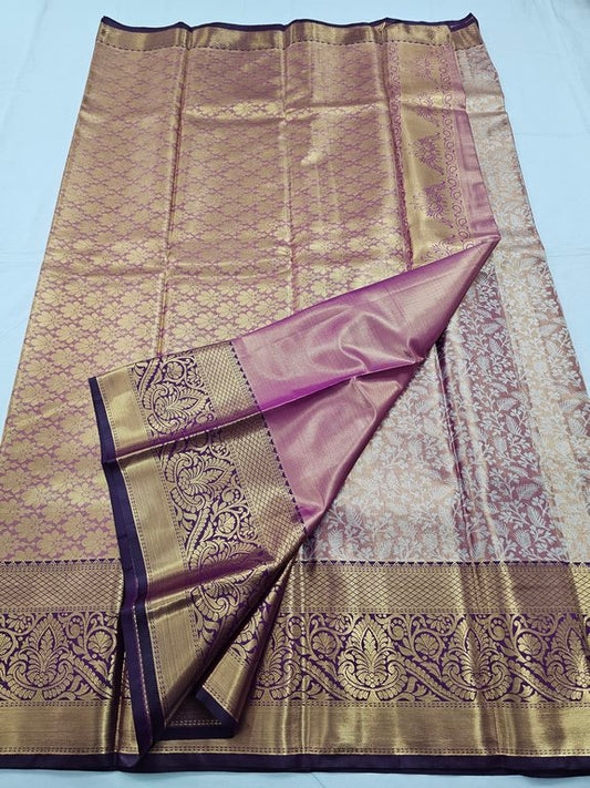 Kanchipuram Blended tissue Silk Sarees 037
