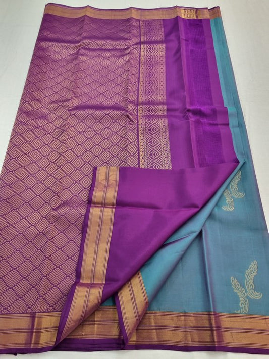 Kanchipuram Traditional Pure fancy Silk Saree 022