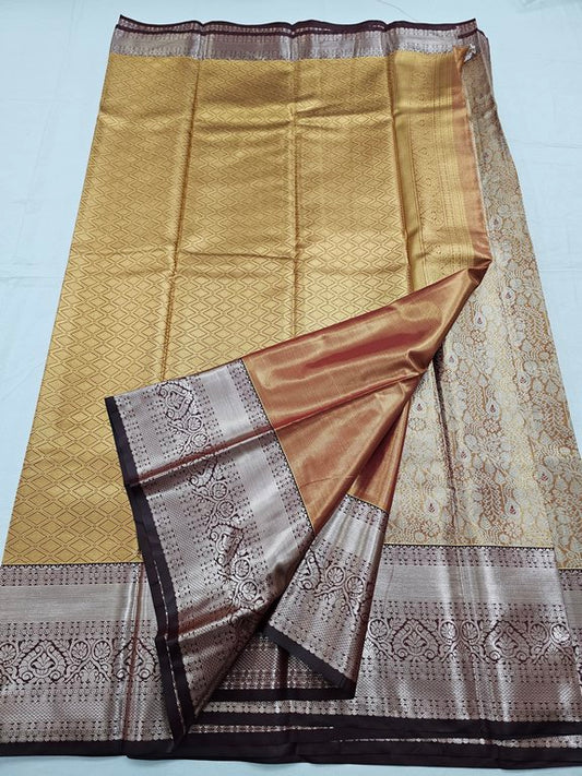 Kanchipuram Blended Tissue Silk Sarees 047