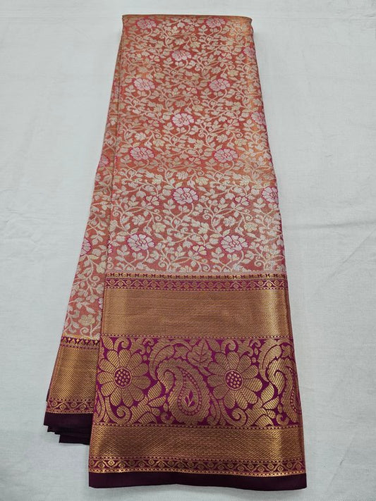 Kanchipuram Blended Tissue Silk Sarees 057