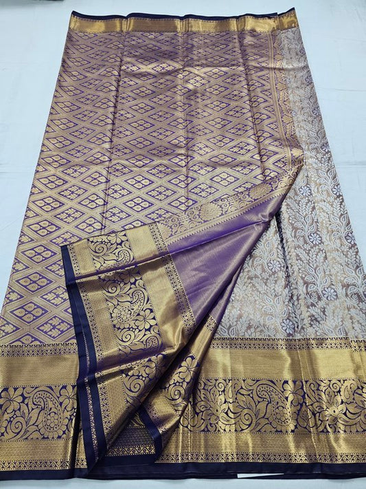 Kanchipuram Blended Tissue Silk Sarees 063