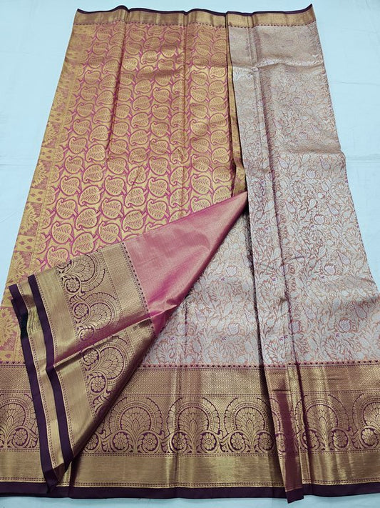 Kanchipuram Blended Tissue Silk Sarees 069