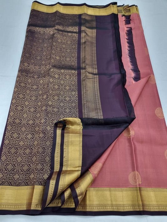 Kanchipuram Traditional Pure Fancy Silk Saree 036