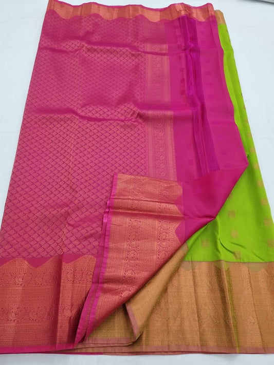 Kanchipuram Pure Trendy Fancy Silk Saree 054