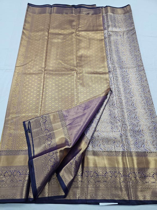 Kanchipuram Blended Tissue Silk Sarees 077