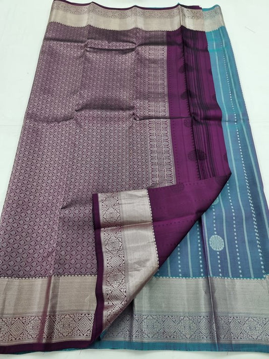 Kanchipuram Pure Trendy Fancy Silk Saree 004