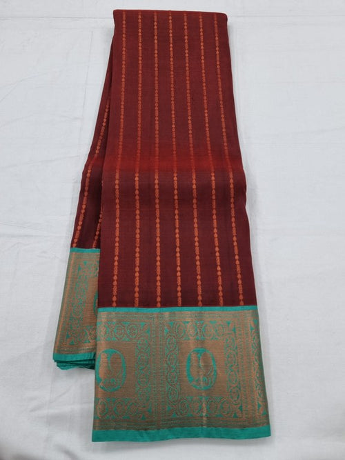Red And Teal Kanchipuram Pure Silk Sarees – Kanchipuram Lakshaya Silks