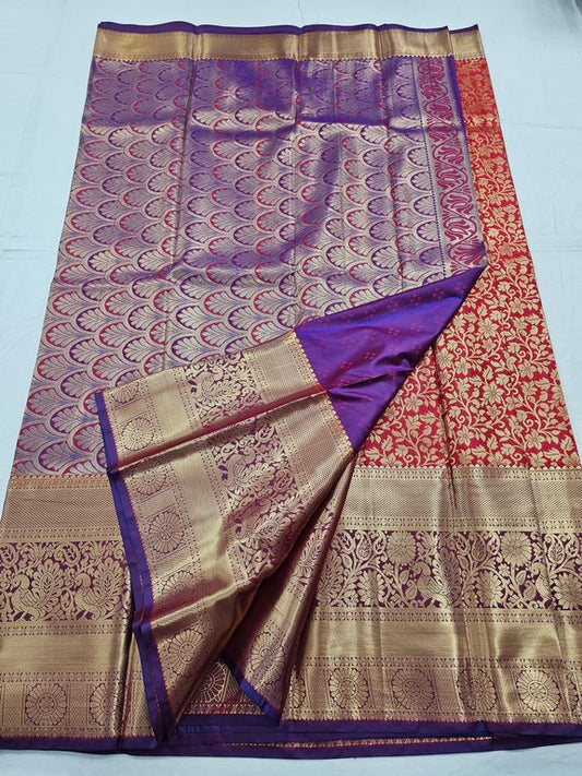 Kanchipuram Blended Bridal Silk Sarees 114