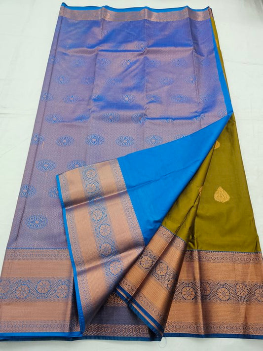 Kanchipuram Blended Fancy Silk Sarees 118