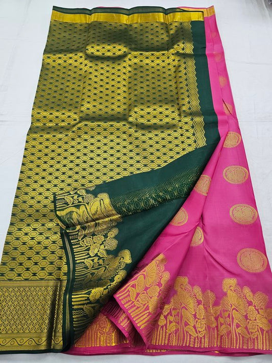 Kanchipuram Blended Fancy Silk Sarees 119