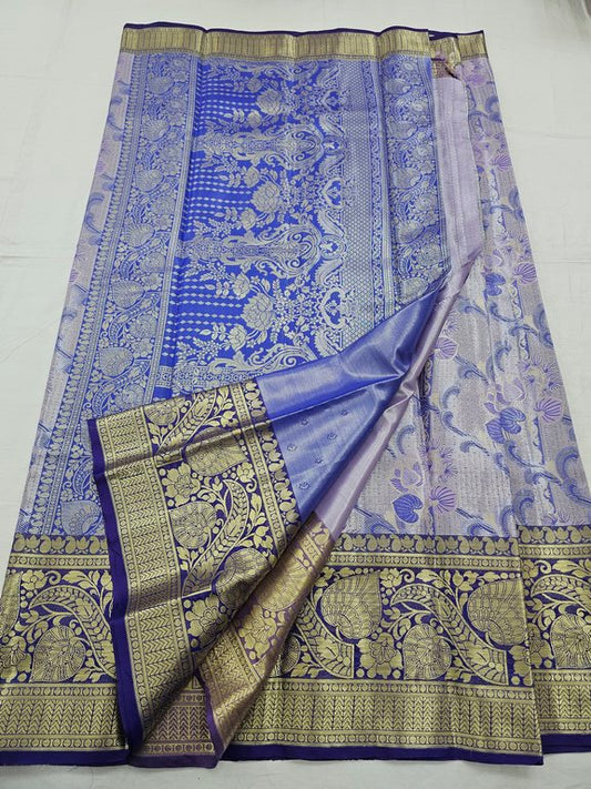 Kanchipuram Blended Tissue Silk Sarees 120