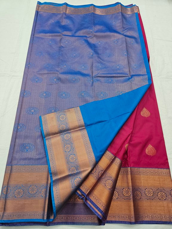 Kanchipuram Blended Fancy Silk Sarees 127