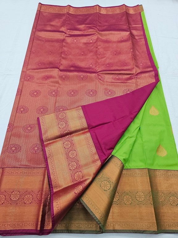 Kanchipuram Blended Fancy Silk Sarees 128