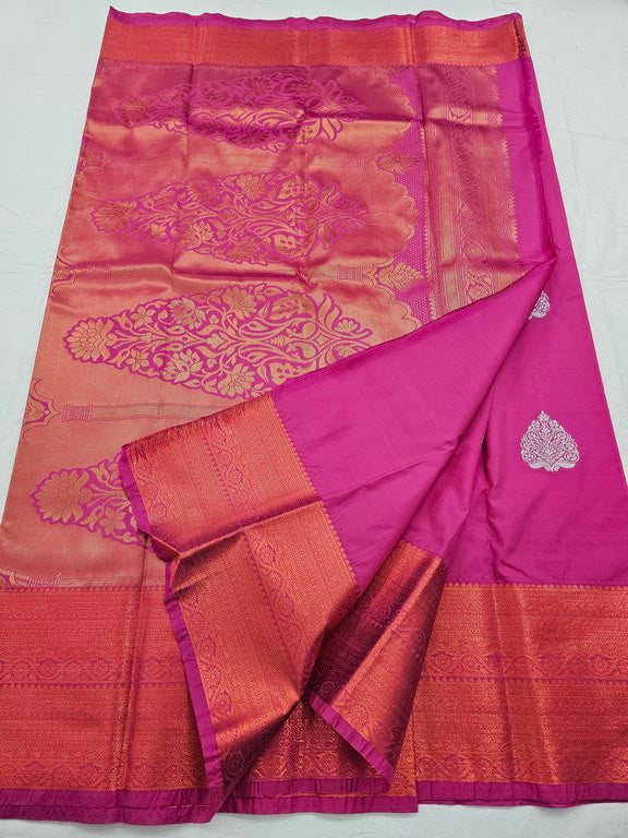 Kanchipuram Blended Fancy Silk Sarees 132