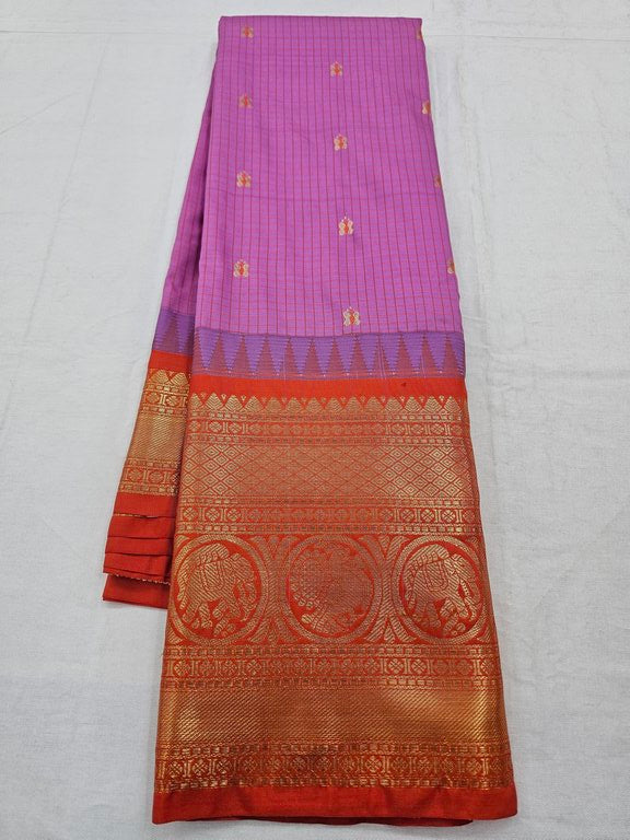 Kanchipuram Blended Gadwal Silk Sarees 134