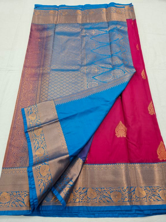 Kanchipuram Blended Fancy Silk Sarees 136