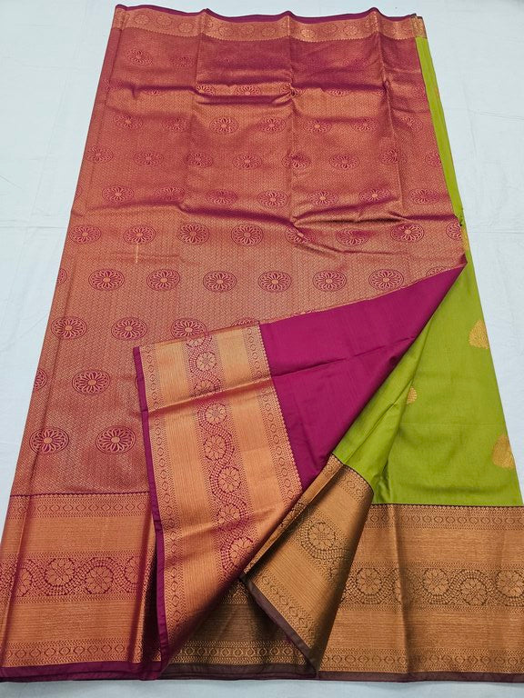 Kanchipuram Blended Fancy Silk Sarees 142