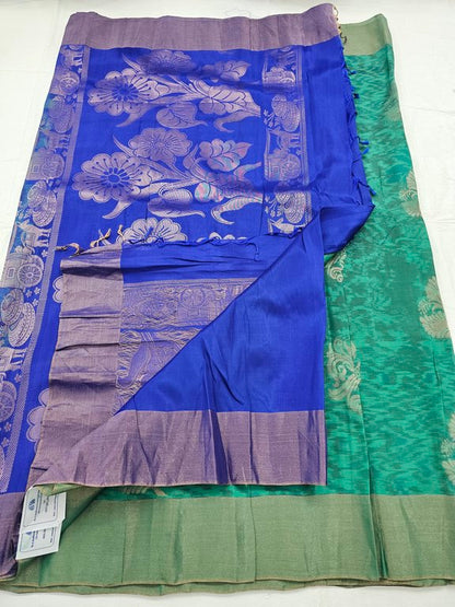 Kanchipuram Blended Elegant Silk Saree 030 – Kanchipuram Lakshaya Silks