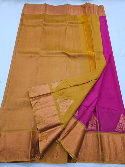 Maroon And Gold Kanchipuram Pure Silk Saree With Paisley Motif – Kanchipuram Lakshaya Silks