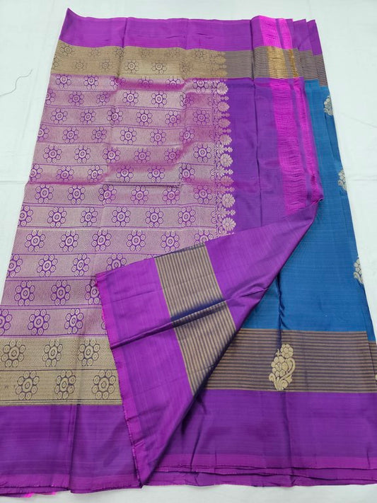 Kanchipuram Blended Elegant Silk Saree 040