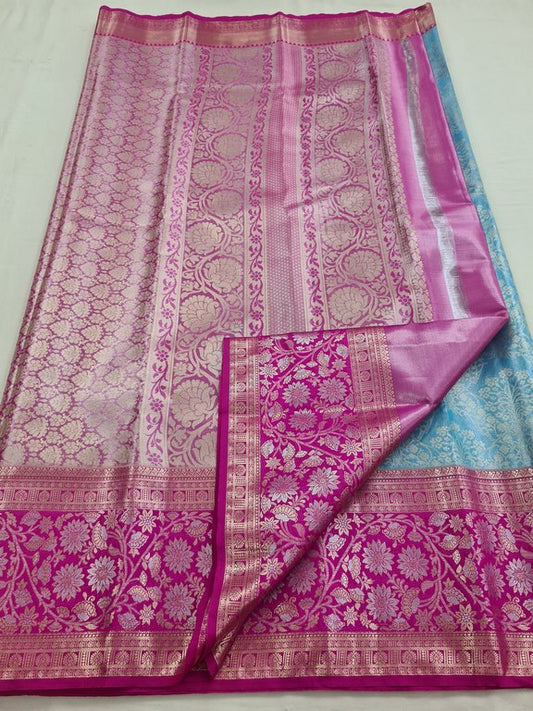 Kanchipuram Blended Tissue Silk Sarees 005