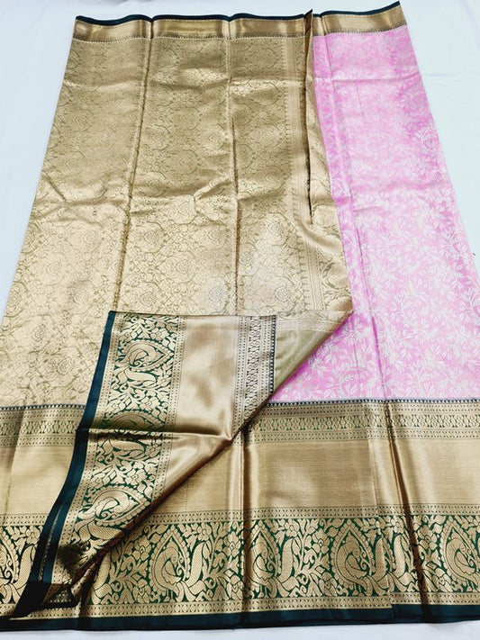 Kanchipuram Blended Tissue Silk Sarees 096