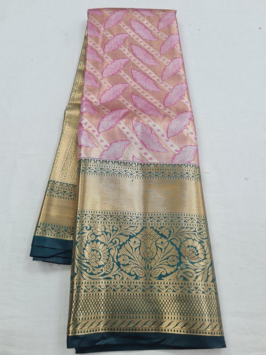 Kanchipuram Blended Tissue Silk Sarees 100