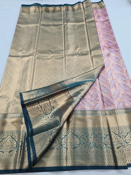 Kanchipuram Blended Tissue Silk Sarees 100