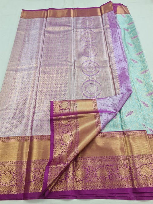 Kanchipuram Blended Tissue Silk Sarees 105