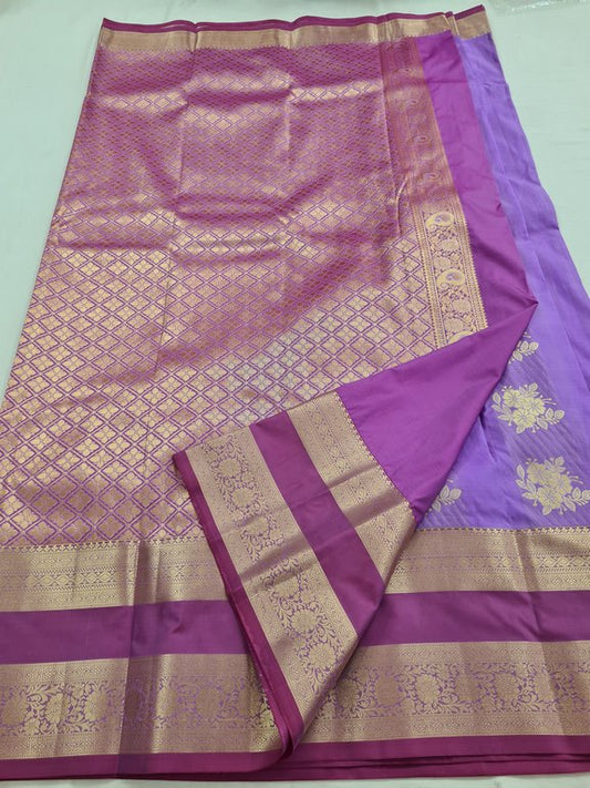 Kanchipuram Blended Tissue Silk Sarees 124