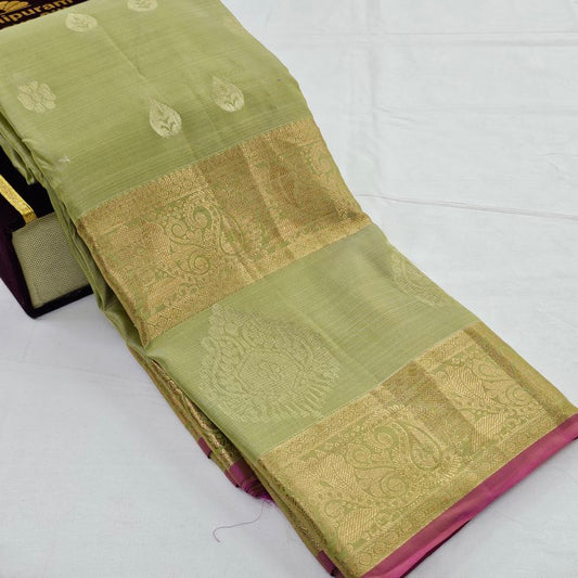 Kanchipuram Pure Fancy Soft Silk Saree 010