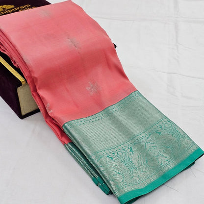 Light Pink And Maroon Kanchipuram Pure Silk Sarees – Kanchipuram Lakshaya Silks