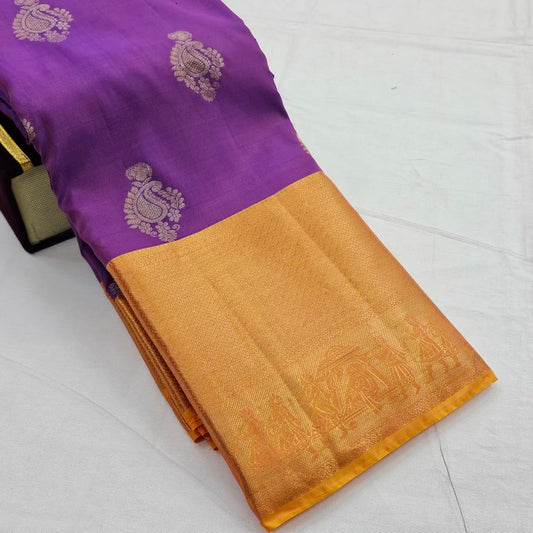 Kanchipuram Pure Fancy Soft Silk Saree 034