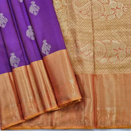 Kanchipuram Pure Fancy Soft Silk Saree 034