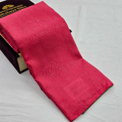Rose Pink And Rose Pink Kanchipuram Pure Silk Saree With Premium Pure Kanchipuram Fancy – Kanchipuram Lakshaya Silks