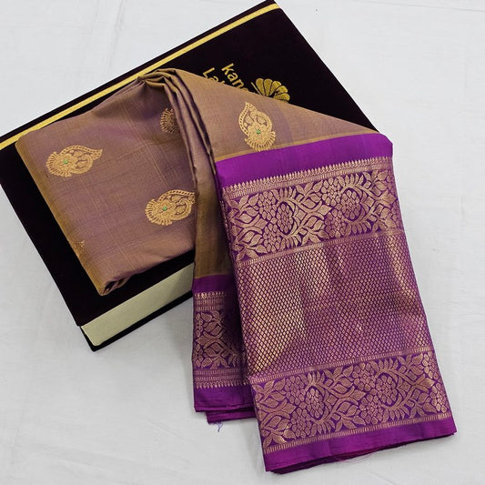 Kanchipuram Pure Elegant Fancy Silk Saree 012