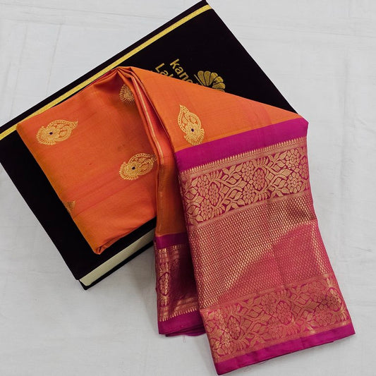 Kanchipuram Pure Elegant Fancy Silk Saree 015