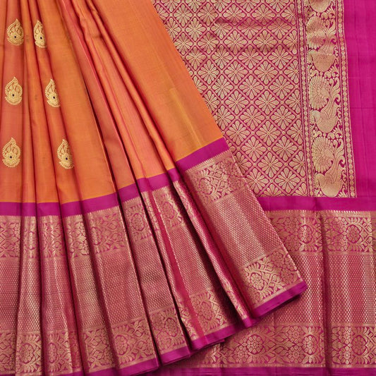 Kanchipuram Pure Elegant Fancy Silk Saree 015