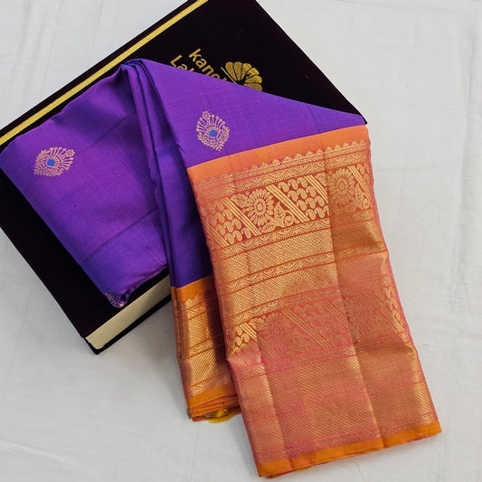 Kanchipuram Pure Elegant Fancy Silk Saree 024