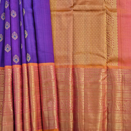 Kanchipuram Pure Elegant Fancy Silk Saree 024