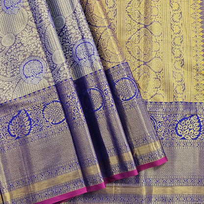 Maroon And Pink Kanchipuram Pure Silk Saree – Kanchipuram Lakshaya Silks