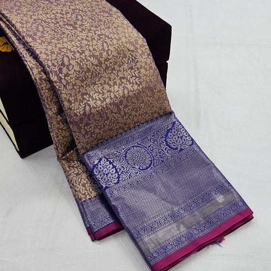 Kanchipuram Pure Elegant fancy Tissue Silk Saree 009