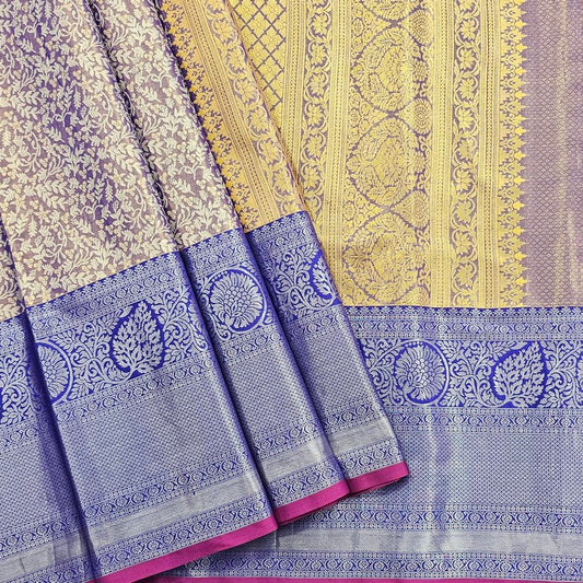 Kanchipuram Pure Elegant fancy Tissue Silk Saree 009