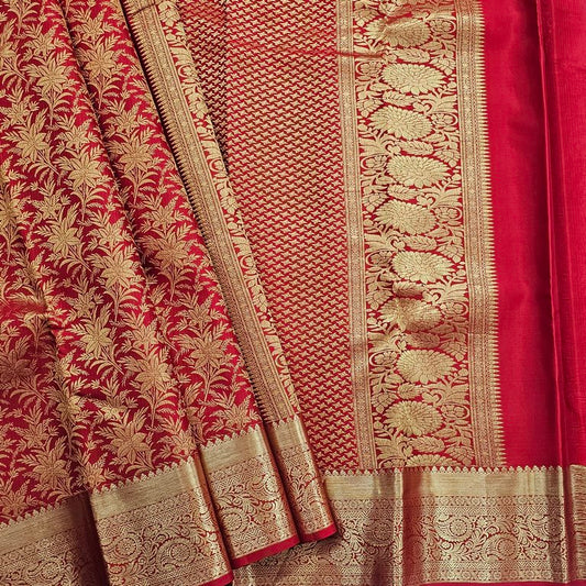 Kanchipuram Traditional Pure Handloom Silk Saree 011
