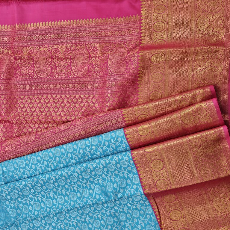 Kanchipuram Traditional Pure Handloom Bridal Silk Saree 034