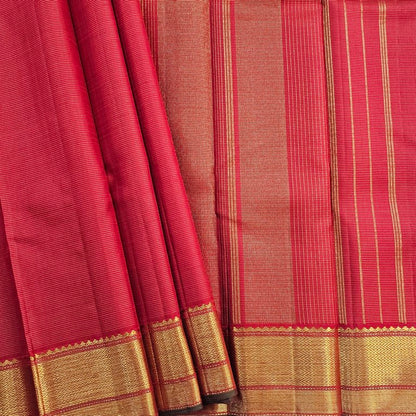 Rich Bridal Red Kanchipuram Pure Silk Saree – Kanchipuram Lakshaya Silks