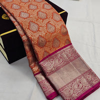 Kanchipuram Pure Handloom Traditional Bridal Silk Saree 017