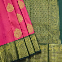 Kanchipuram Pure Handloom Korvai Fancy Silk Saree 002