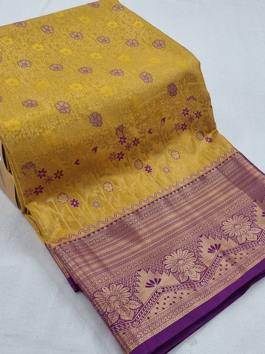 Kanchipuram Blended Bridal Silk Sarees 133