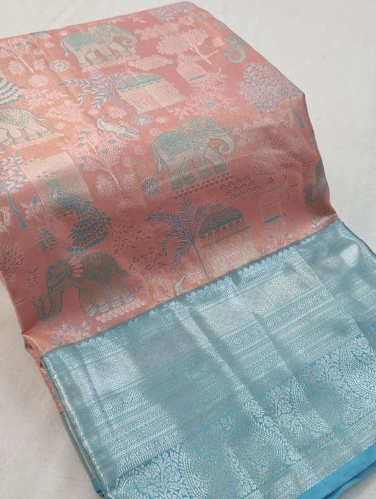 Kanchipuram Blended Tissue Silk Sarees 143